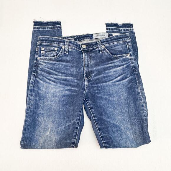 AG The Legging Ankle Super Skinny Ankle Dark Wash Denim Jeans Size 30 - Picture 7 of 9